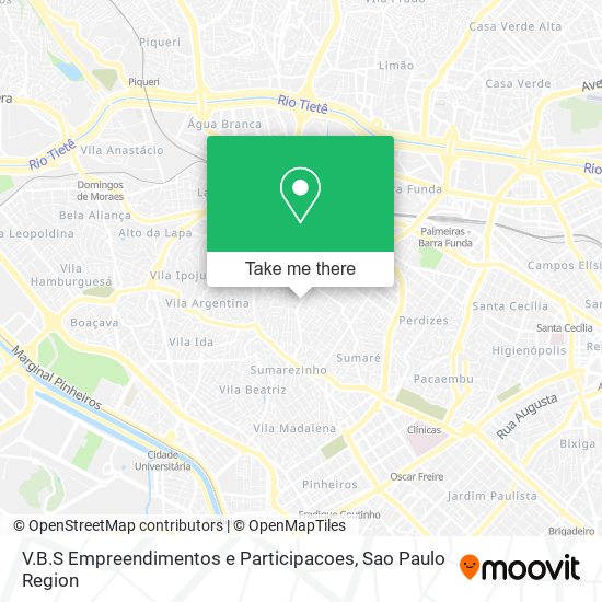 V.B.S Empreendimentos e Participacoes map