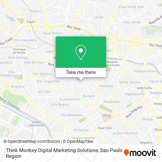 Think Monkey Digital Marketing Solutions map