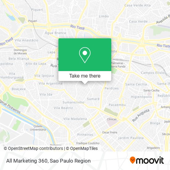 All Marketing 360 map