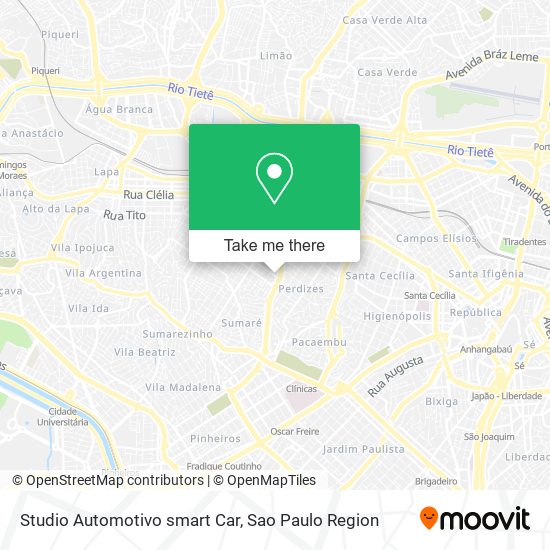 Mapa Studio Automotivo smart Car