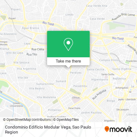 Condomínio Edifício Modular Vega map