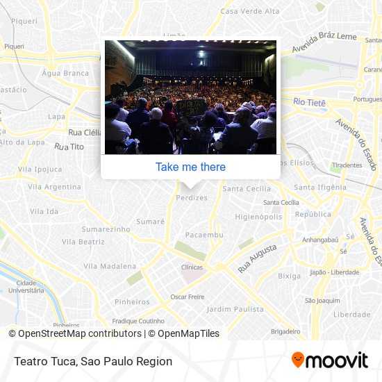 Teatro Tuca map