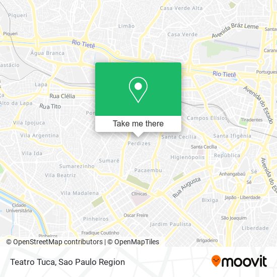 Mapa Teatro Tuca