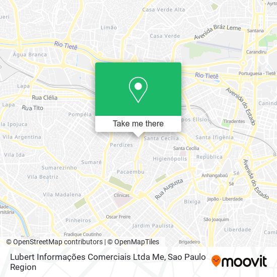 Mapa Lubert Informações Comerciais Ltda Me