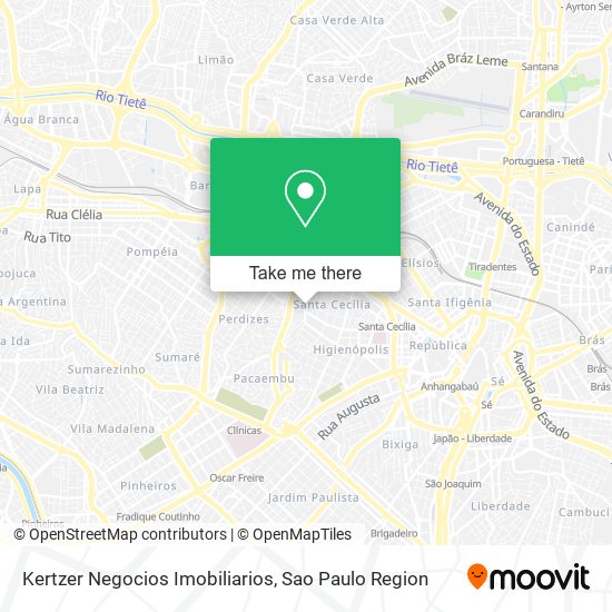 Mapa Kertzer Negocios Imobiliarios