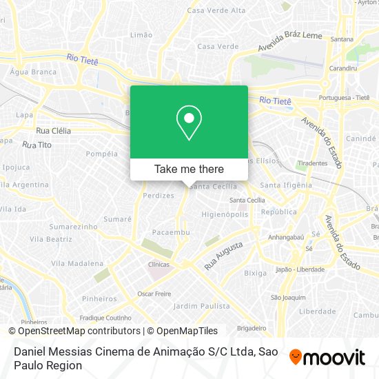 Mapa Daniel Messias Cinema de Animação S / C Ltda