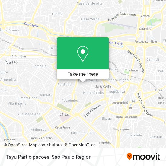 Tayu Participacoes map