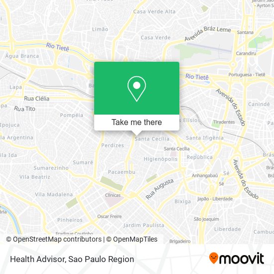 Health Advisor map