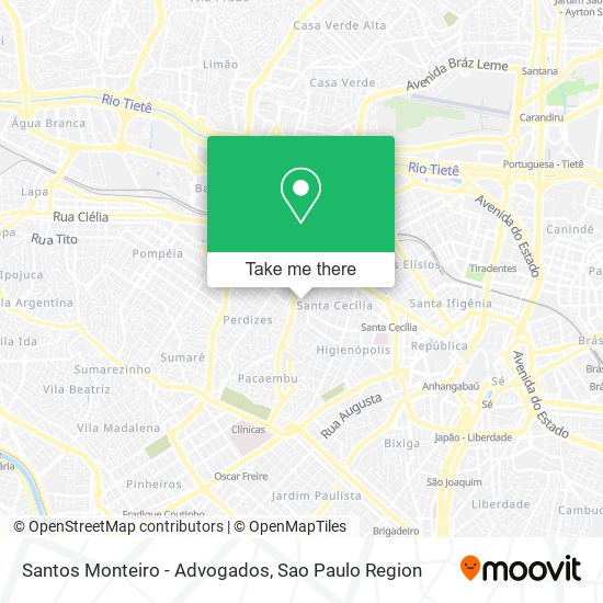 Santos Monteiro - Advogados map