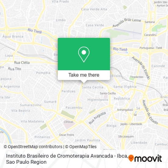Instituto Brasileiro de Cromoterapia Avancada - Ibca map