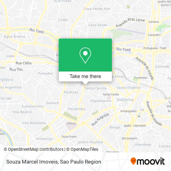 Mapa Souza Marcel Imoveis