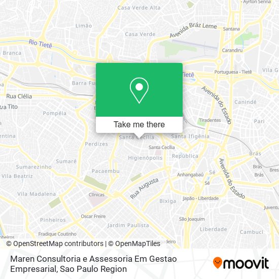 Maren Consultoria e Assessoria Em Gestao Empresarial map