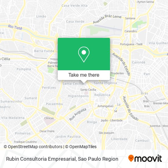 Rubin Consultoria Empresarial map