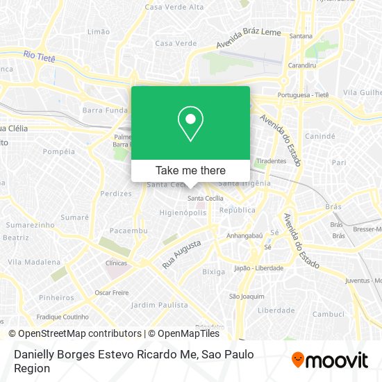 Danielly Borges Estevo Ricardo Me map