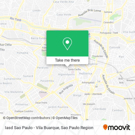 Iasd Sao Paulo - Vila Buarque map