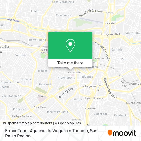 Ebrair Tour - Agencia de Viagens e Turismo map