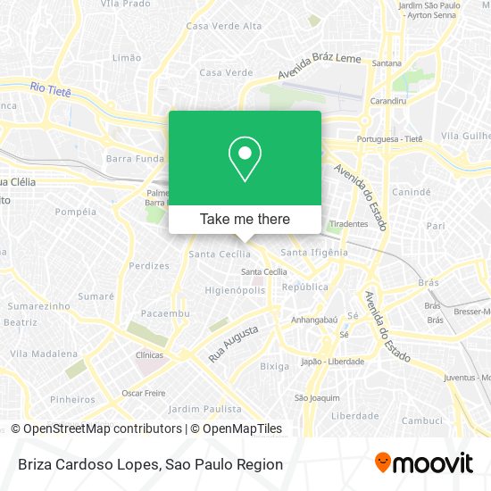 Briza Cardoso Lopes map