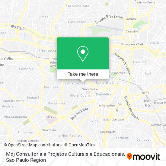 Mapa Mdj Consultoria e Projetos Culturais e Educacionais