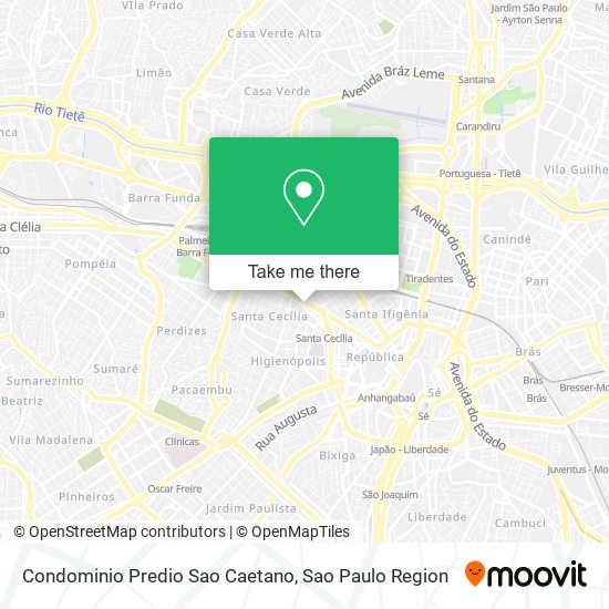 Condominio Predio Sao Caetano map