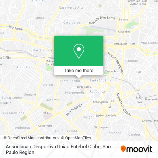 Associacao Desportiva Uniao Futebol Clube map