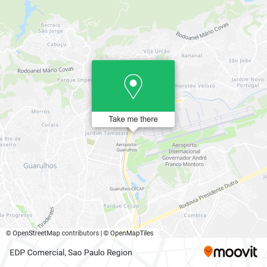 EDP Comercial map