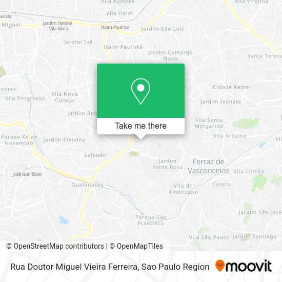 Rua Doutor Miguel Vieira Ferreira map