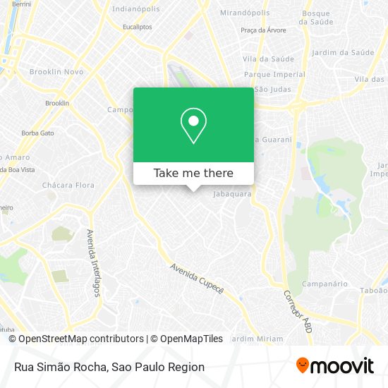 Mapa Rua Simão Rocha