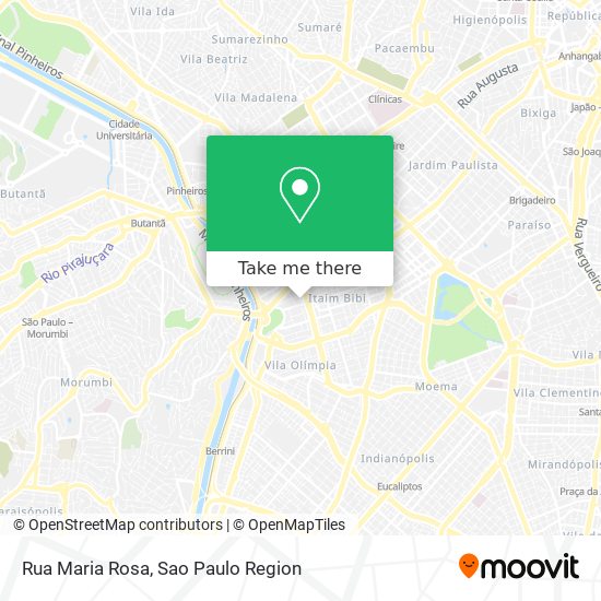 Mapa Rua Maria Rosa