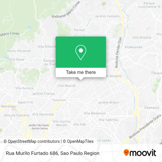 Rua Murilo Furtado 686 map