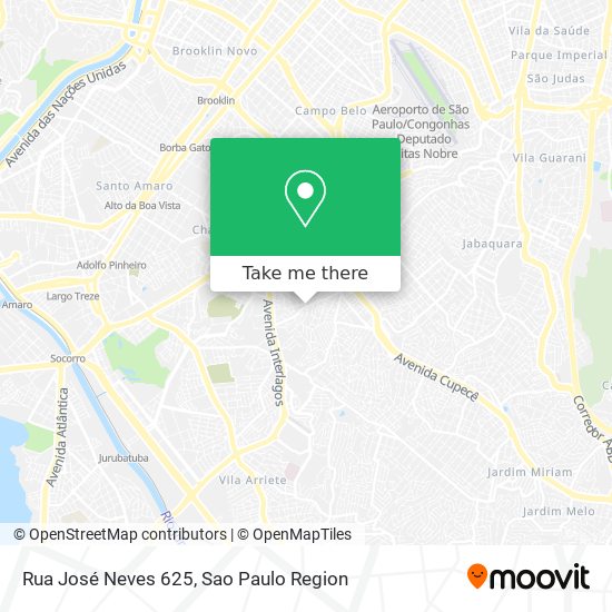 Rua José Neves 625 map