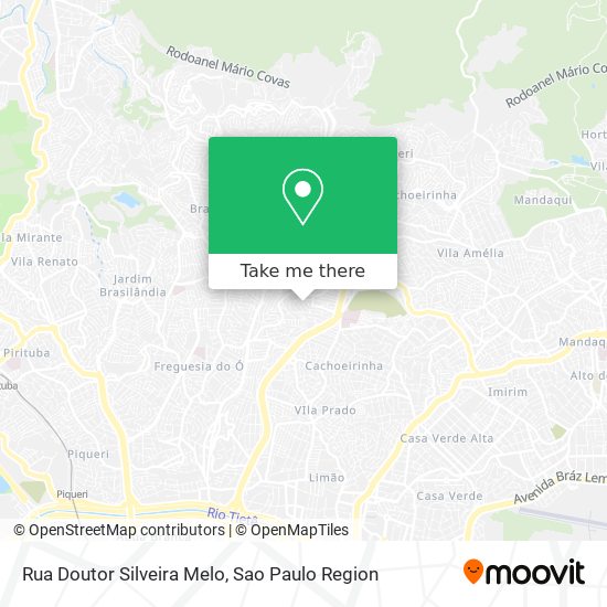 Rua Doutor Silveira Melo map