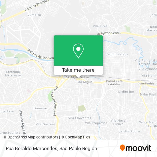 Rua Beraldo Marcondes map