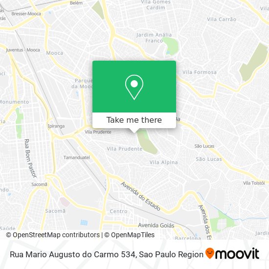 Rua Mario Augusto do Carmo 534 map