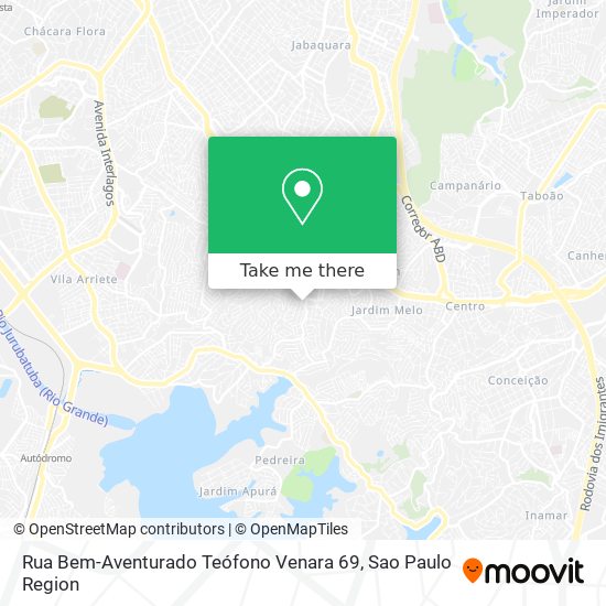 Rua Bem-Aventurado Teófono Venara 69 map