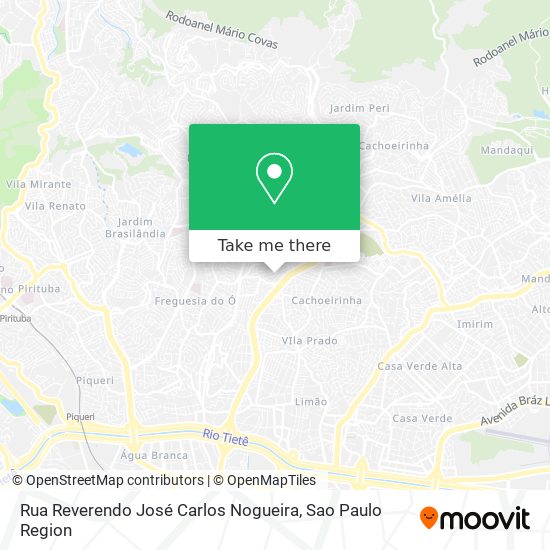 Rua Reverendo José Carlos Nogueira map