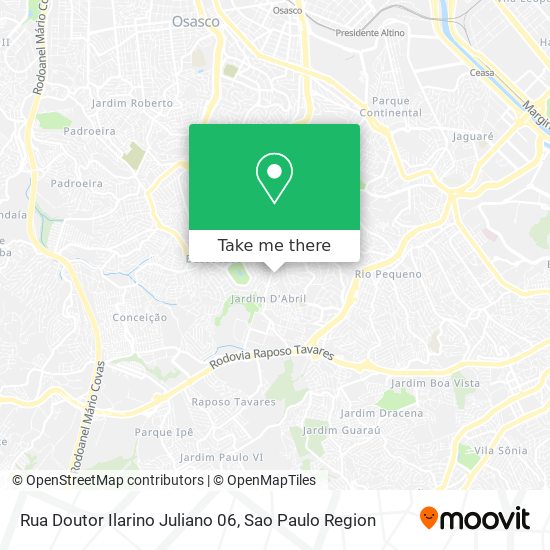 Rua Doutor Ilarino Juliano 06 map