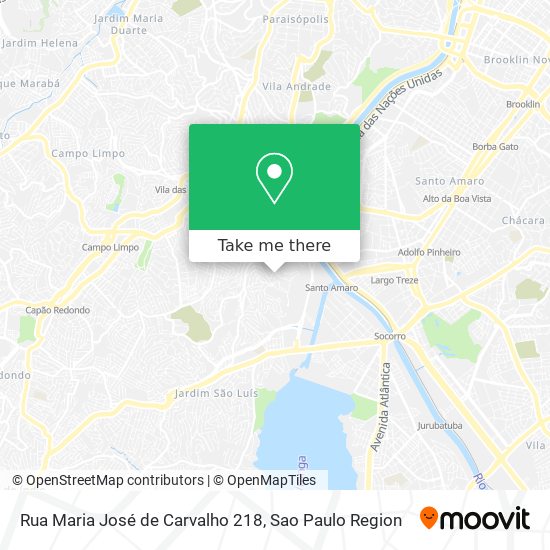 Rua Maria José de Carvalho 218 map