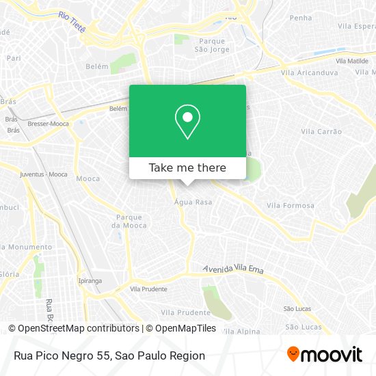 Mapa Rua Pico Negro 55