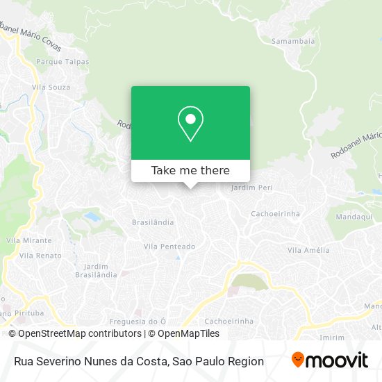 Rua Severino Nunes da Costa map