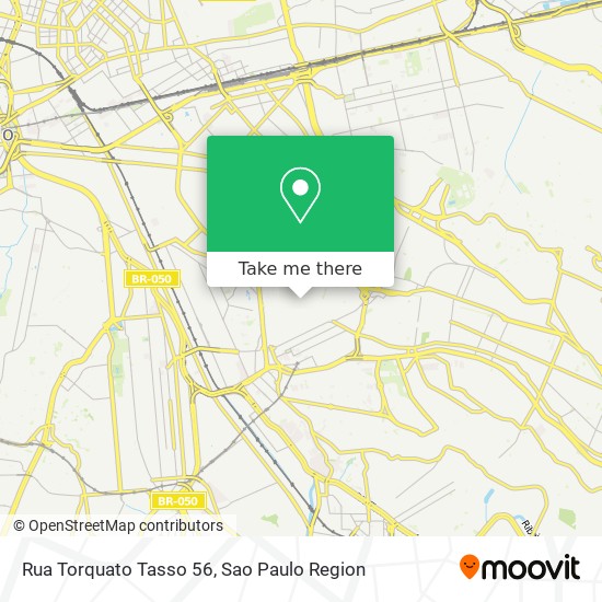 Mapa Rua Torquato Tasso 56