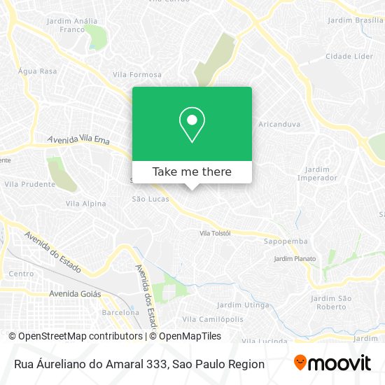 Rua Áureliano do Amaral 333 map