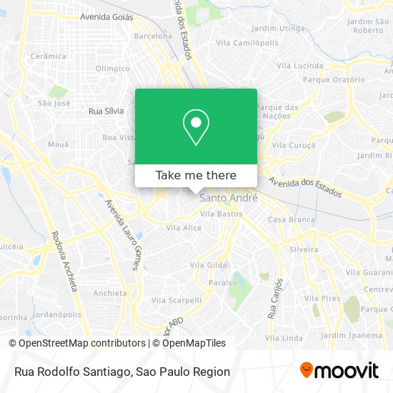 Rua Rodolfo Santiago map