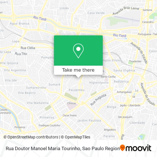 Rua Doutor Manoel Maria Tourinho map