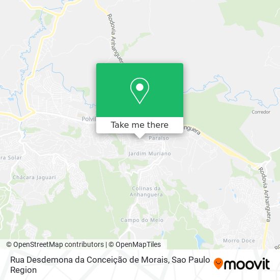 Rua Desdemona da Conceição de Morais map