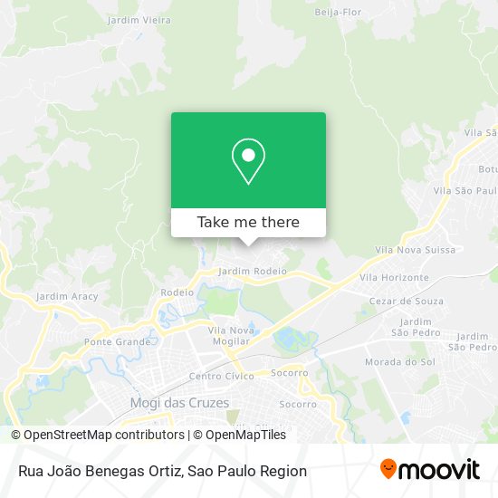 Rua João Benegas Ortiz map