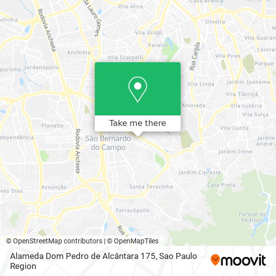 Alameda Dom Pedro de Alcântara 175 map