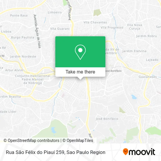 Rua São Félix do Piauí 259 map