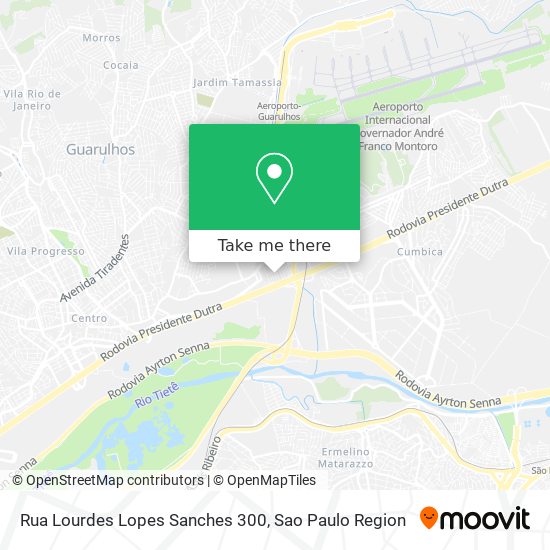 Rua Lourdes Lopes Sanches 300 map