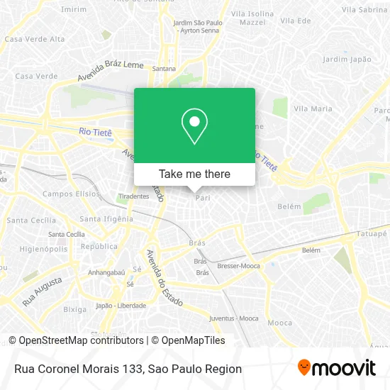 Rua Coronel Morais 133 map