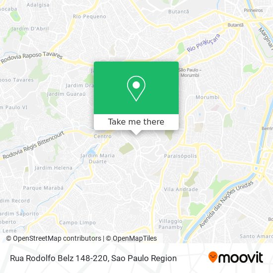 Rua Rodolfo Belz 148-220 map